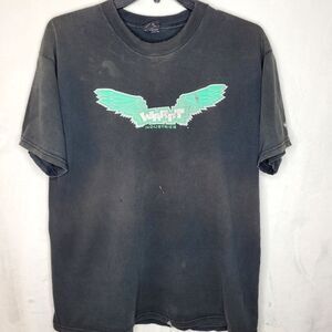 Vintage Warpt Industries Distressed T Shirt Size XL